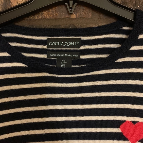 Cynthia Rowley striped sweater S - Picture 3 of 6